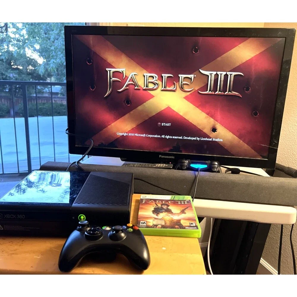 Xbox 360 Slim Console Model 1538 Bundle W/Controllers Game Bundles Gamer Tested